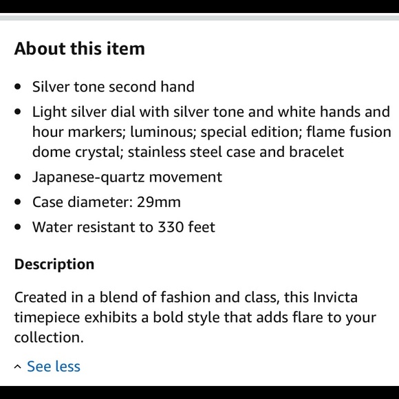 Invicta 15842 Tonneau Special Edition Lupah - Picture 8 of 11